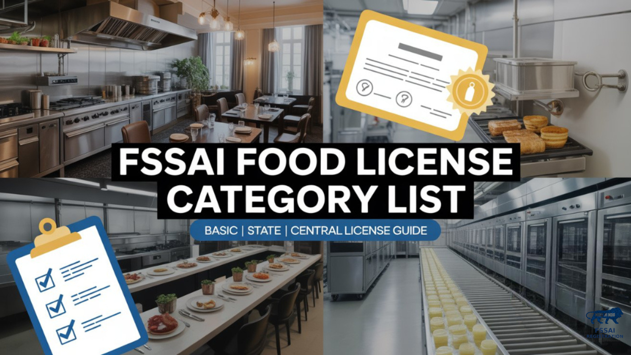 FSSAI फूड लाइसेंस कैटेगरी लिस्ट | बेसिक, स्टेट और सेंट्रल लाइसेंस | टर्नओवर लिमिट गाइड